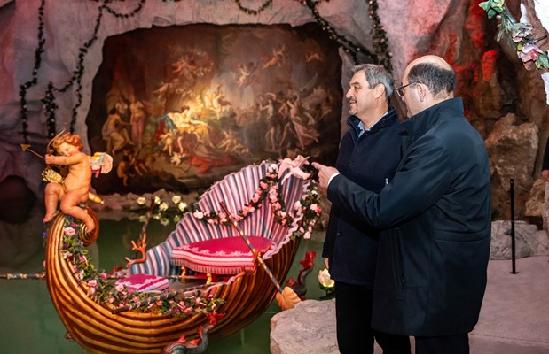Wiedereröffnung der Venusgrotte im Schlosspark Linderhof
