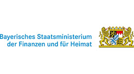 Logo des Bayerischen Staatsministeriums der Finanzen und für Heimat