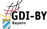 Logo "Geodateninfrastruktur Bayern"